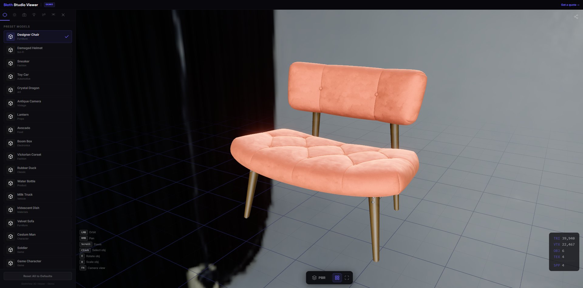 SlothStudio 3D Viewer
